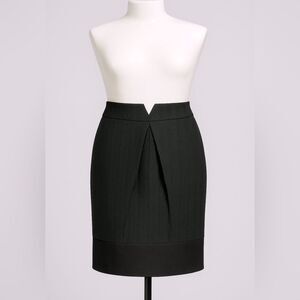 BCBGMaxAzria Emerald Green with Black Pencil Skirt 02 for 0 or 2